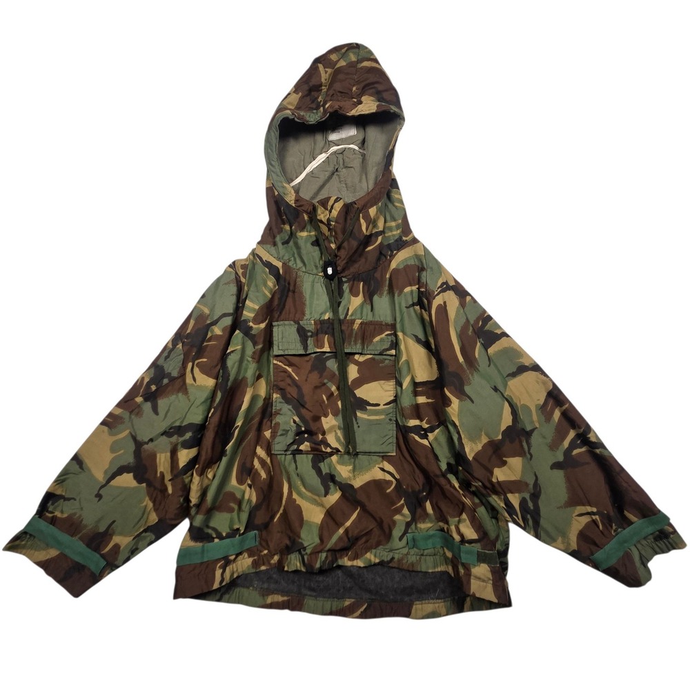 Vintage 1984 British Army NBC No Mk III Smock DPM Camo Parka Anorak Jacket Small